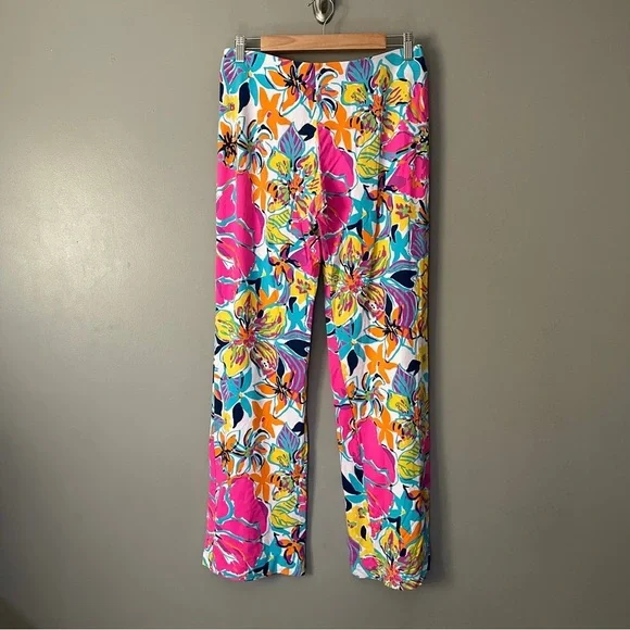 Lilly Pulitzer Georgia May floral wide leg Pant - Picture 4 of 10
